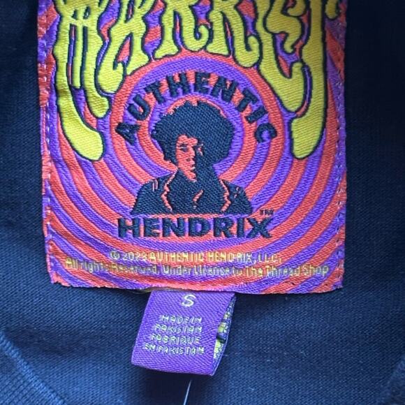 Market Jimi Hendrix Kiss The Sky Black Graphic T Shirt Small - Picture 5 of 5